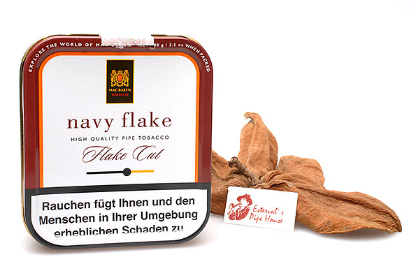 Mac Baren Navy Flake Pfeifentabak 100g Dose Mac Baren Navy Flake Pfeifentabak 100g Dose